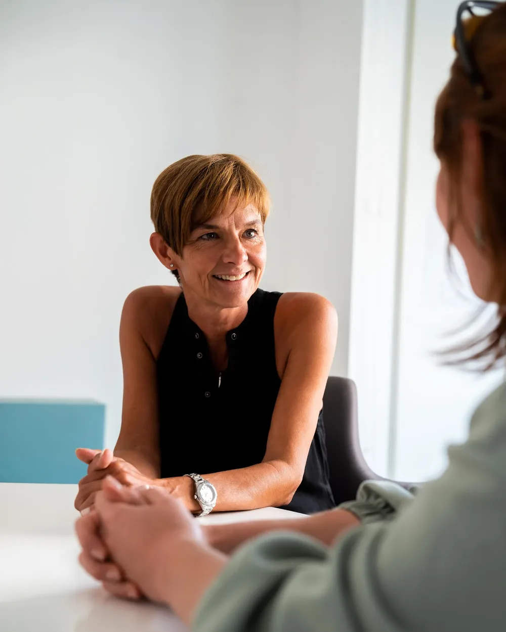 Nicole Beck im Coaching-Gespräch